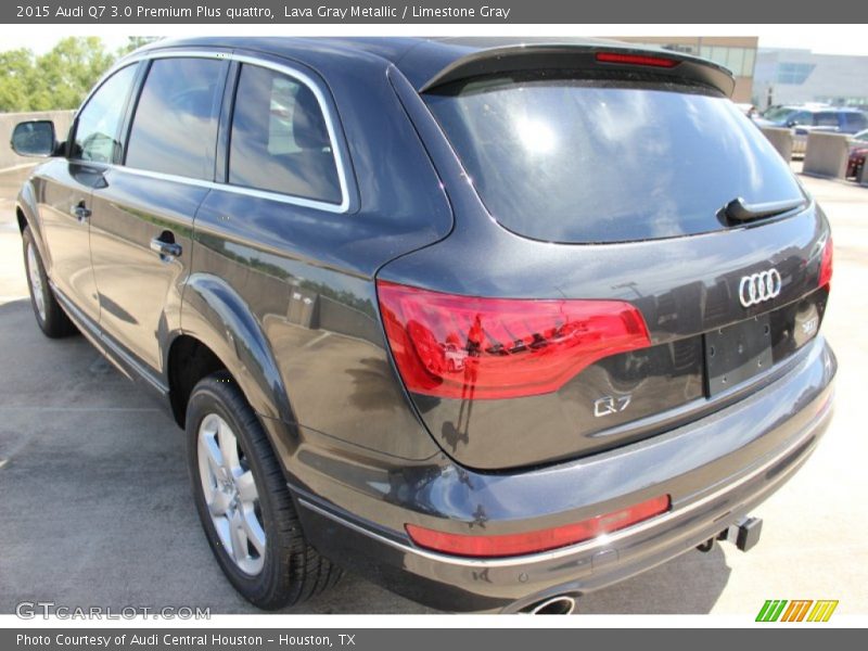 Lava Gray Metallic / Limestone Gray 2015 Audi Q7 3.0 Premium Plus quattro