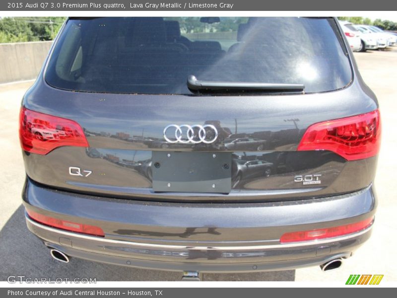 Lava Gray Metallic / Limestone Gray 2015 Audi Q7 3.0 Premium Plus quattro