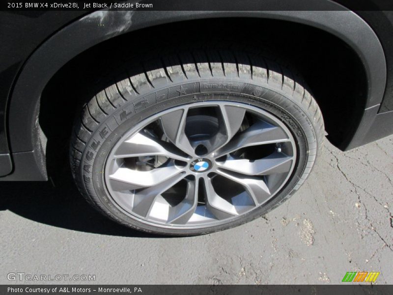 Jet Black / Saddle Brown 2015 BMW X4 xDrive28i