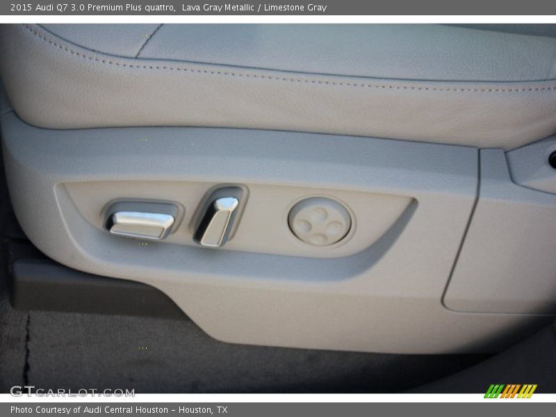 Lava Gray Metallic / Limestone Gray 2015 Audi Q7 3.0 Premium Plus quattro