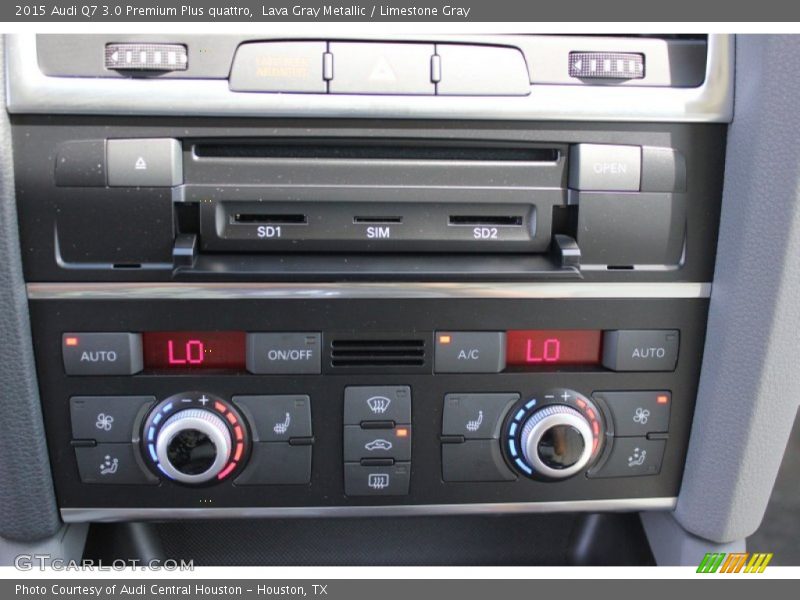 Lava Gray Metallic / Limestone Gray 2015 Audi Q7 3.0 Premium Plus quattro