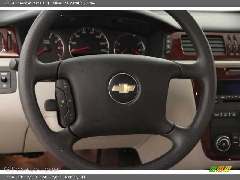 Silver Ice Metallic / Gray 2009 Chevrolet Impala LT