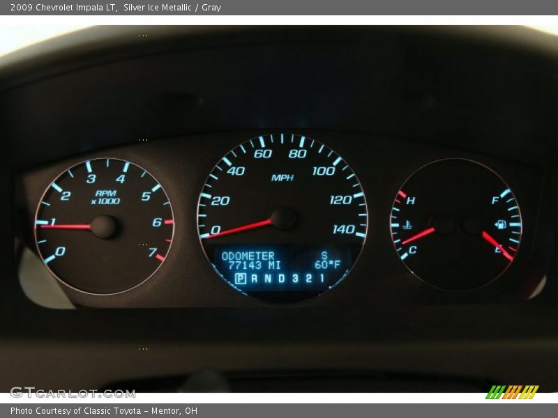 Silver Ice Metallic / Gray 2009 Chevrolet Impala LT