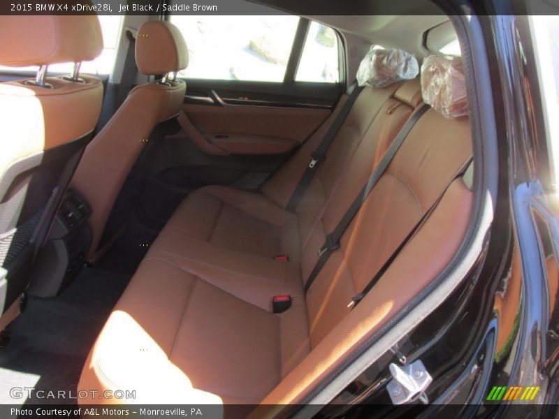 Jet Black / Saddle Brown 2015 BMW X4 xDrive28i