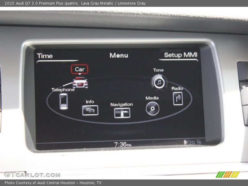 Lava Gray Metallic / Limestone Gray 2015 Audi Q7 3.0 Premium Plus quattro