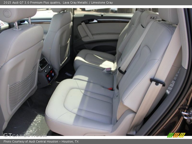 Lava Gray Metallic / Limestone Gray 2015 Audi Q7 3.0 Premium Plus quattro