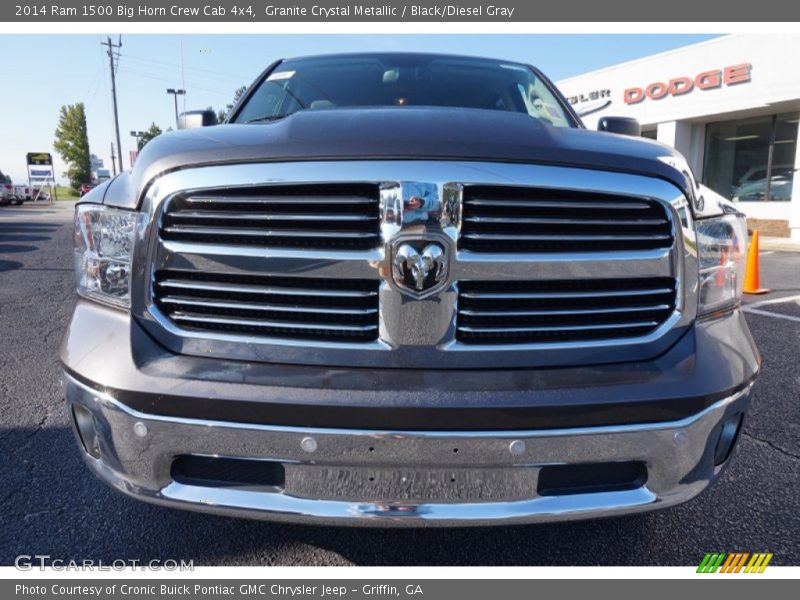 Granite Crystal Metallic / Black/Diesel Gray 2014 Ram 1500 Big Horn Crew Cab 4x4