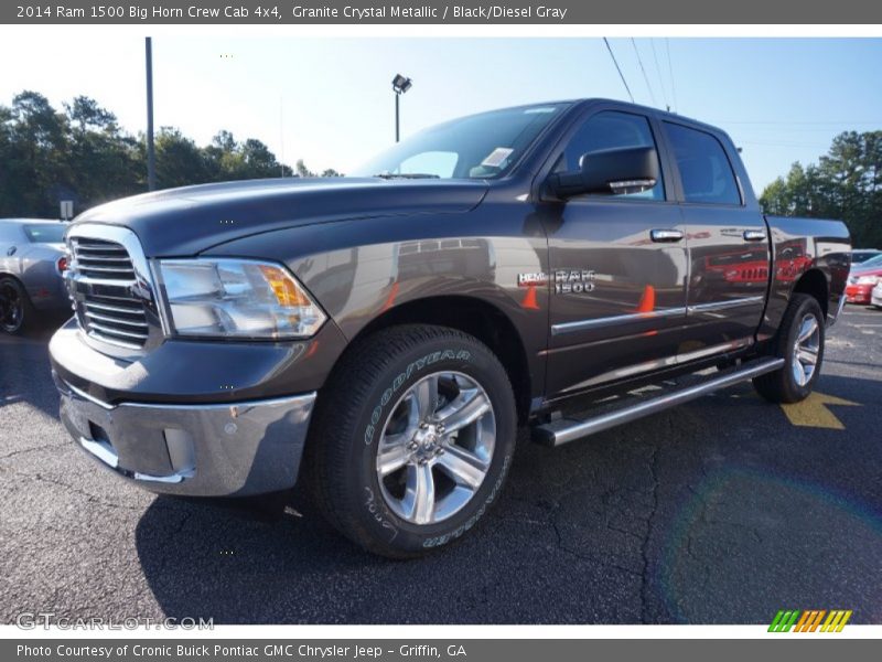 Granite Crystal Metallic / Black/Diesel Gray 2014 Ram 1500 Big Horn Crew Cab 4x4