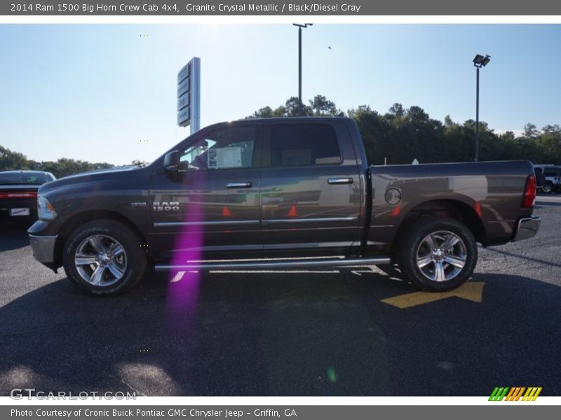 Granite Crystal Metallic / Black/Diesel Gray 2014 Ram 1500 Big Horn Crew Cab 4x4