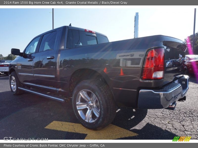 Granite Crystal Metallic / Black/Diesel Gray 2014 Ram 1500 Big Horn Crew Cab 4x4