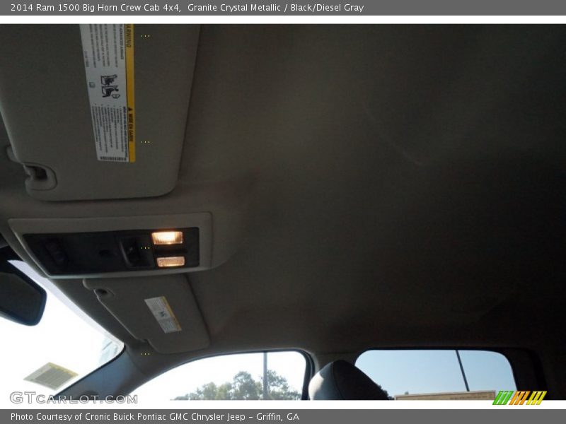 Granite Crystal Metallic / Black/Diesel Gray 2014 Ram 1500 Big Horn Crew Cab 4x4