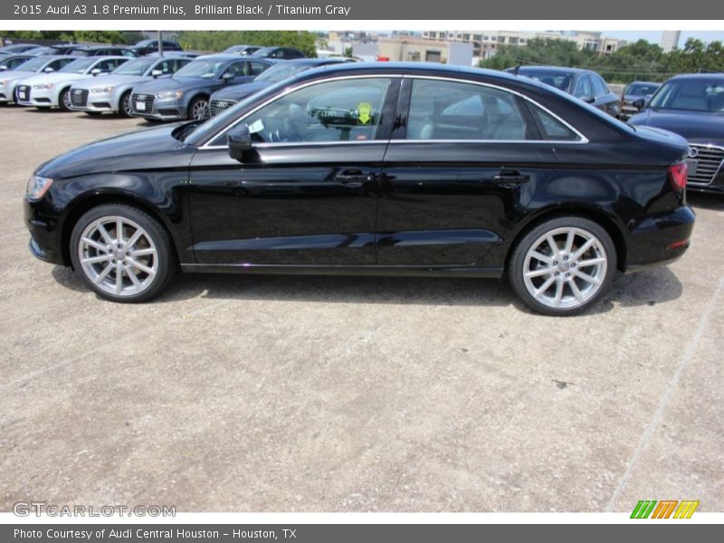 Brilliant Black / Titanium Gray 2015 Audi A3 1.8 Premium Plus