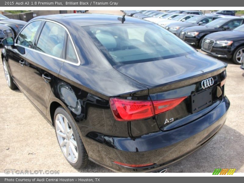 Brilliant Black / Titanium Gray 2015 Audi A3 1.8 Premium Plus