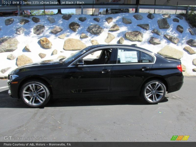 Jet Black / Black 2015 BMW 3 Series 335i xDrive Sedan