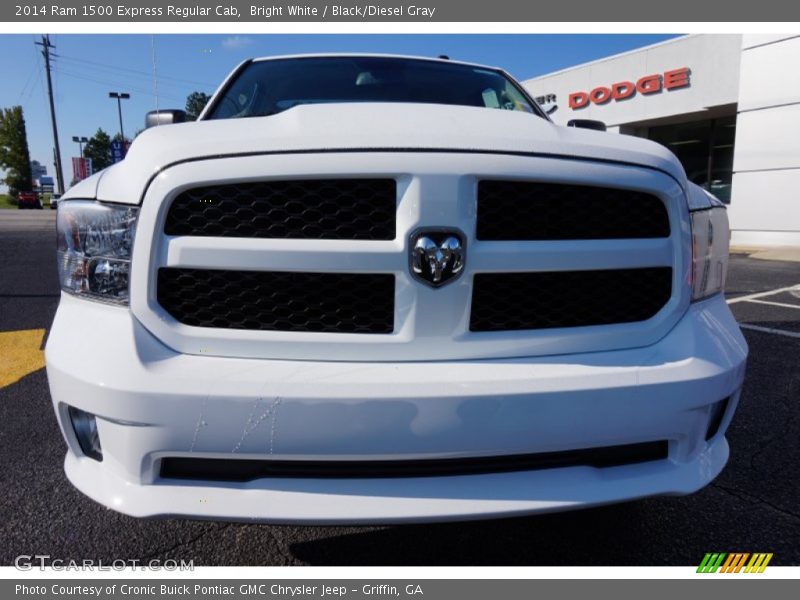 Bright White / Black/Diesel Gray 2014 Ram 1500 Express Regular Cab