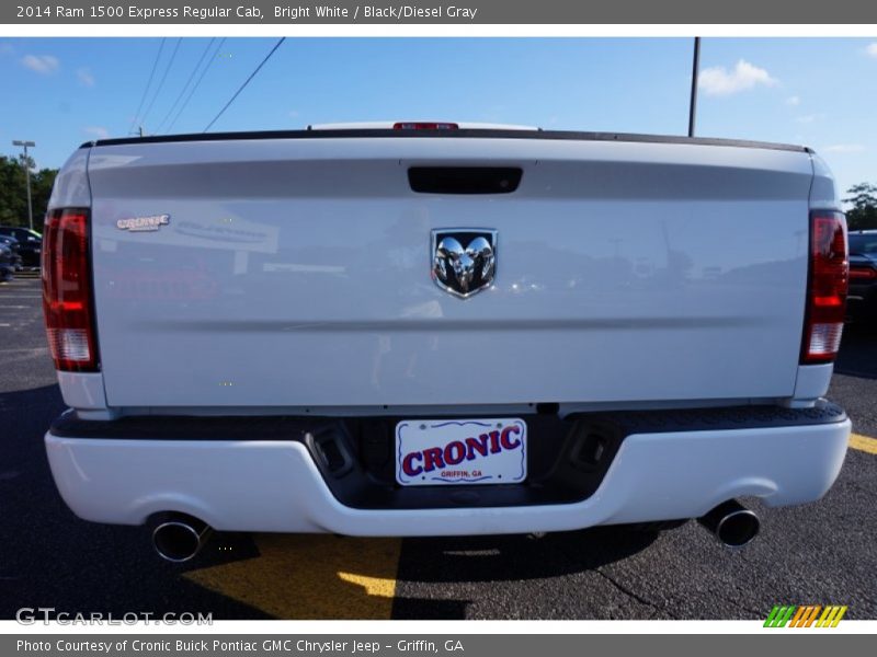 Bright White / Black/Diesel Gray 2014 Ram 1500 Express Regular Cab
