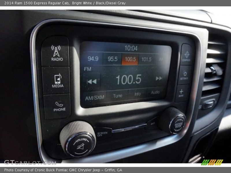 Bright White / Black/Diesel Gray 2014 Ram 1500 Express Regular Cab
