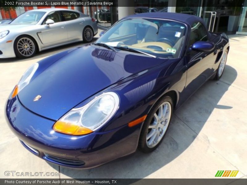 Front 3/4 View of 2002 Boxster S