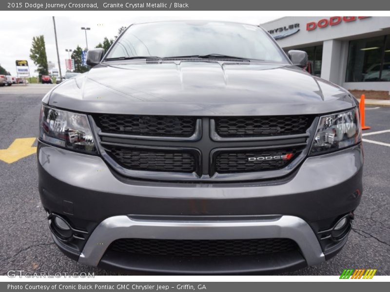 Granite Crystal Metallic / Black 2015 Dodge Journey Crossroad