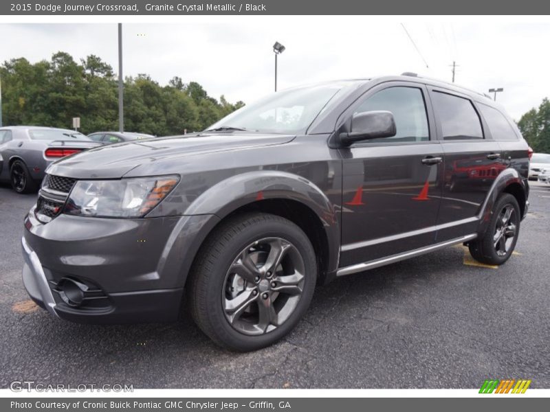 Granite Crystal Metallic / Black 2015 Dodge Journey Crossroad