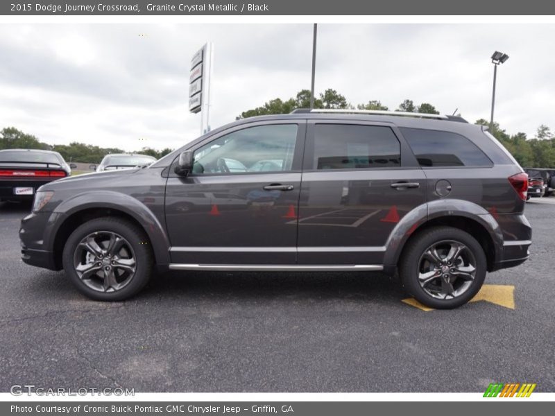 Granite Crystal Metallic / Black 2015 Dodge Journey Crossroad