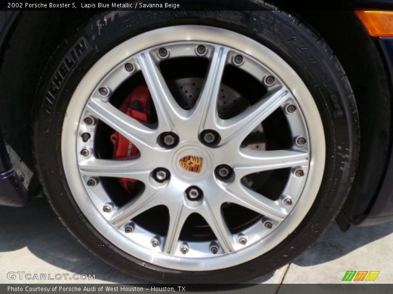 Lapis Blue Metallic / Savanna Beige 2002 Porsche Boxster S