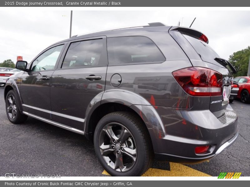 Granite Crystal Metallic / Black 2015 Dodge Journey Crossroad