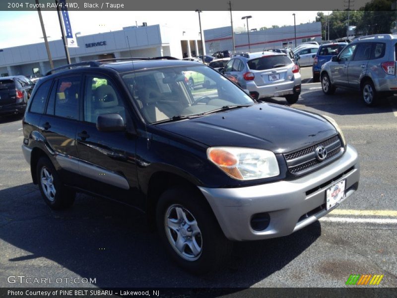 Black / Taupe 2004 Toyota RAV4 4WD