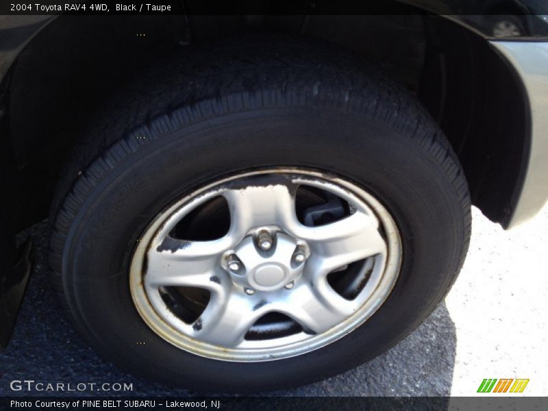 Black / Taupe 2004 Toyota RAV4 4WD