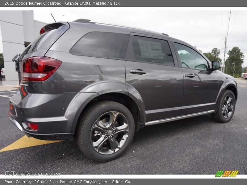 Granite Crystal Metallic / Black 2015 Dodge Journey Crossroad