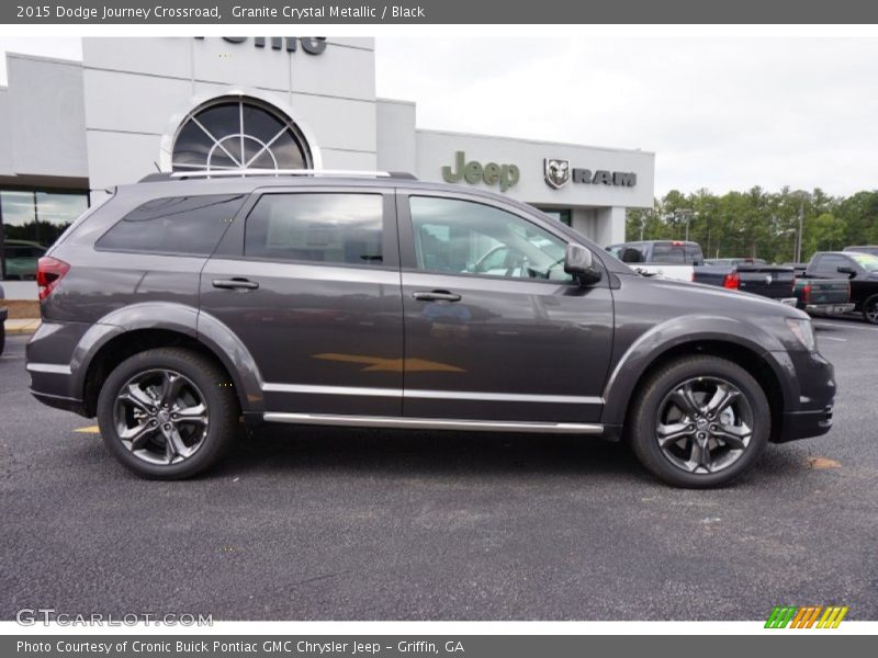 Granite Crystal Metallic / Black 2015 Dodge Journey Crossroad