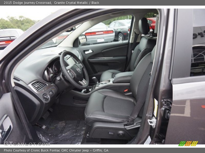 Granite Crystal Metallic / Black 2015 Dodge Journey Crossroad