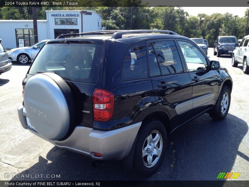 Black / Taupe 2004 Toyota RAV4 4WD