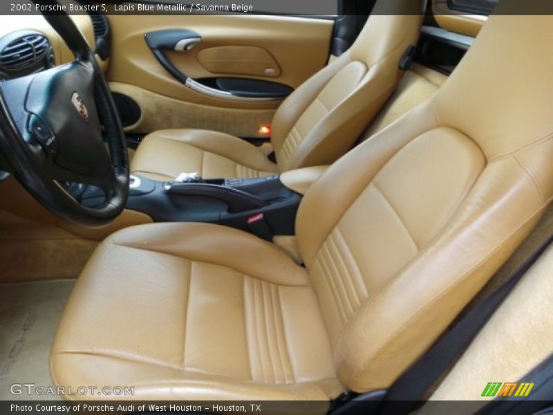 Front Seat of 2002 Boxster S