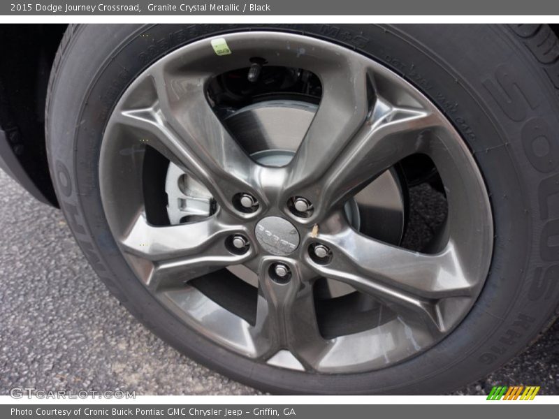 Granite Crystal Metallic / Black 2015 Dodge Journey Crossroad