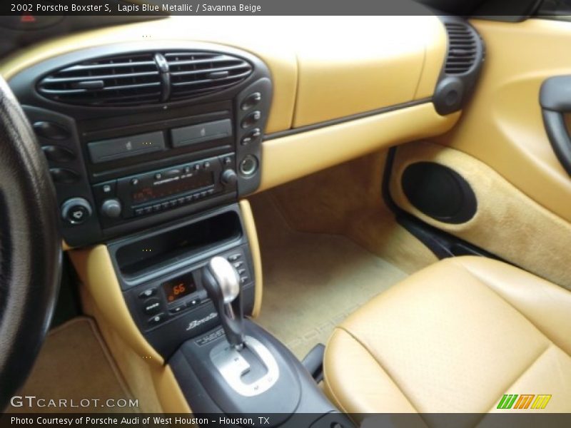 Lapis Blue Metallic / Savanna Beige 2002 Porsche Boxster S