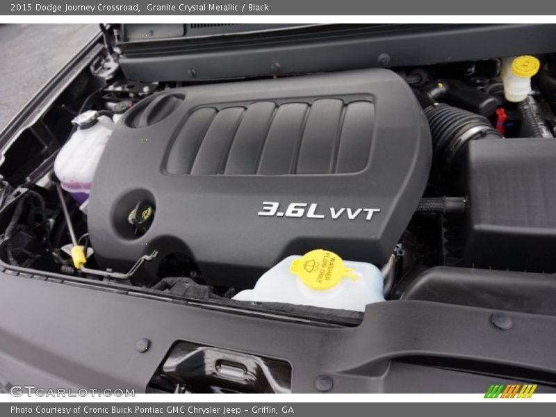 Granite Crystal Metallic / Black 2015 Dodge Journey Crossroad