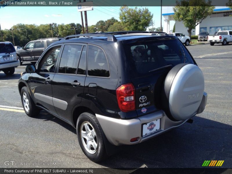 Black / Taupe 2004 Toyota RAV4 4WD