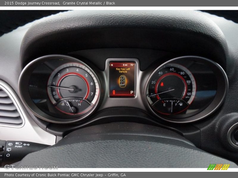 Granite Crystal Metallic / Black 2015 Dodge Journey Crossroad