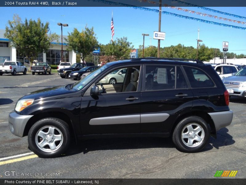 Black / Taupe 2004 Toyota RAV4 4WD