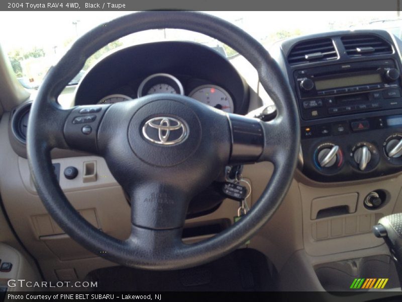 Black / Taupe 2004 Toyota RAV4 4WD