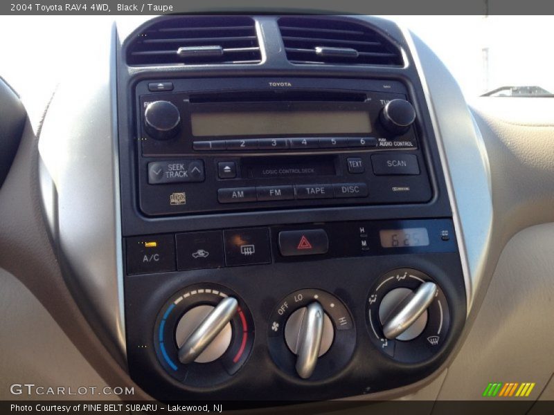 Black / Taupe 2004 Toyota RAV4 4WD