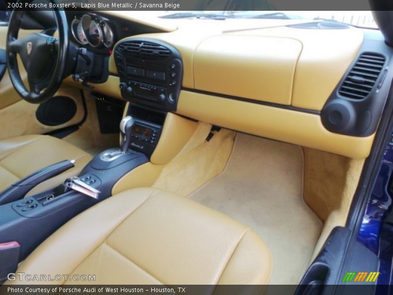 Dashboard of 2002 Boxster S