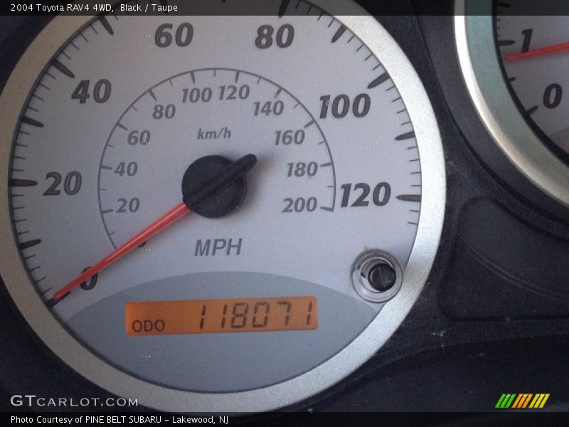 Black / Taupe 2004 Toyota RAV4 4WD