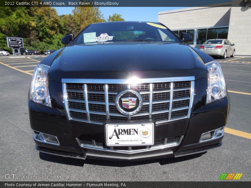Black Raven / Ebony/Ebony 2012 Cadillac CTS 4 AWD Coupe