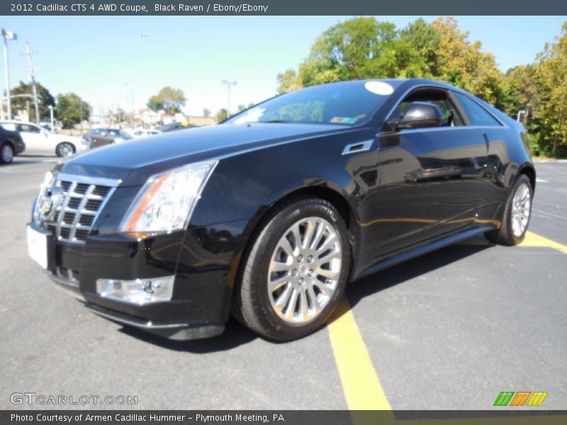 Black Raven / Ebony/Ebony 2012 Cadillac CTS 4 AWD Coupe