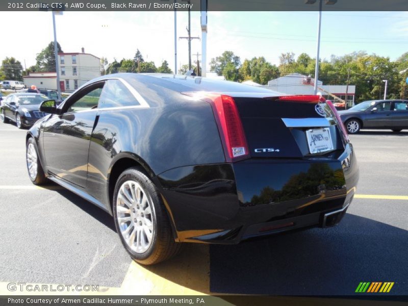 Black Raven / Ebony/Ebony 2012 Cadillac CTS 4 AWD Coupe