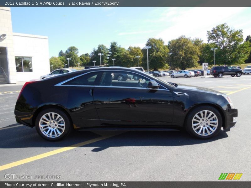 Black Raven / Ebony/Ebony 2012 Cadillac CTS 4 AWD Coupe