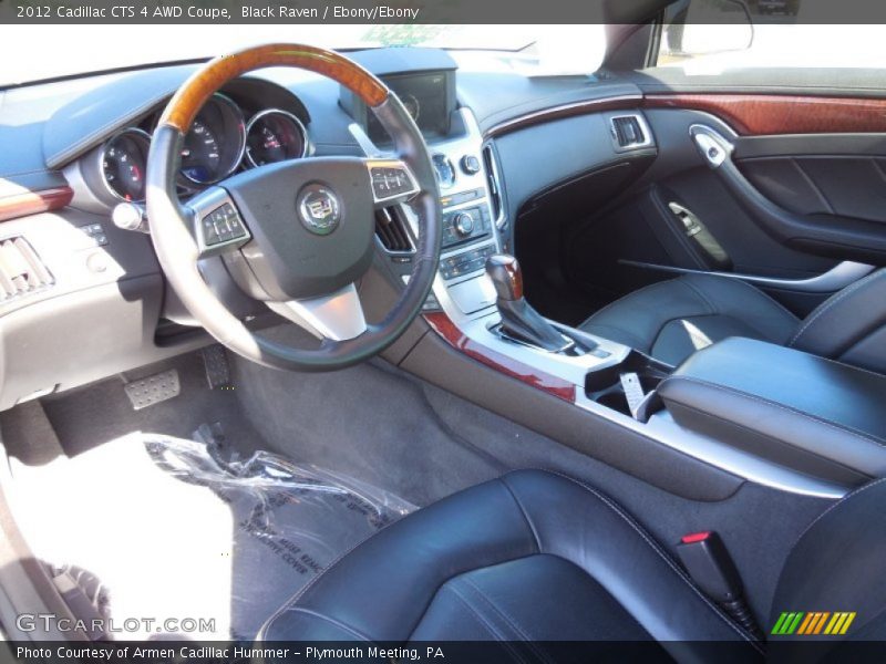Black Raven / Ebony/Ebony 2012 Cadillac CTS 4 AWD Coupe