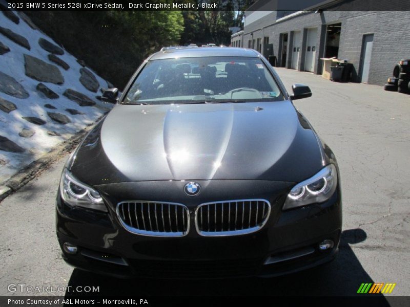 Dark Graphite Metallic / Black 2015 BMW 5 Series 528i xDrive Sedan